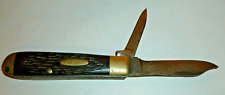 Old KA-BAR Union Cut Vintage 2 blade pocket knife 3-3/4