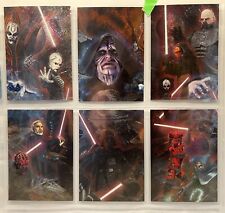2012 Topps Star Wars Galaxy Series 7- Complete 6 Card ETCHED FOIL Insert Set picture