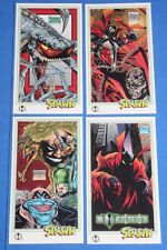 1995 Spawn Widevision GALLERY 4 INSERT Card Set Todd McFarlane VIOLATOR TG1-TG4 picture