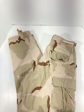 Military Desert DCU Pants Sz Small Regular 30X32 Rip Stop 3 Color Combat Vintage picture
