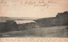 Vintage Postcard Scenic View, Head of Conesus Lake, Livonia, New York 1907 picture