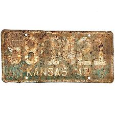 1942 United States Kansas Philips County Passenger License Plate 58-1421 picture