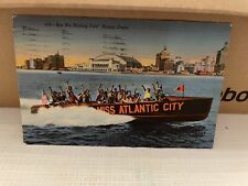 Vtg Postcard Linen Miss Atlantic City Are We Having Fun? 1945 picture