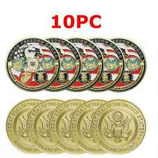 10PCS Army Military Challenge Coin All Branches USCG USMC ARMY NAVY USAF picture