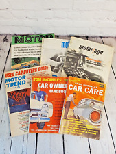 Vtg lot of 6 Auto Magazines, Motor Trend, Tom McCahill, Fred Russell, Motor Age picture