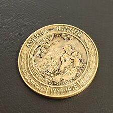 America The Beautiful 1776-1976 Medallion VINTAGE picture