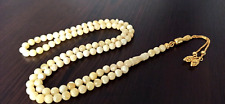99 BEADS MINI SIZE, NATURAL BALTIC RUSSIA QUEEN AMBER KEHRIBAR TASBIH, RUS 99LUK picture