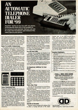 1978 Vintage Print Ad Rapidial Douglas Dunhill An Automatic Telephone Dialer picture