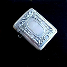  Antique Silver 800 Match box vesta case Art Nouveau German 1900´s Offer picture