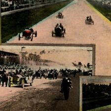 Scarce Indy 500 RPPC Postcard 1912 