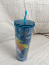 Starbucks 2021 Spring Easter Bunny Rainbow Floral Glitter Cold Cup Tumbler: 24oz picture