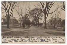 Walpole, Massachusetts, Vintage Postcard View of Main Street Looking South, 1907 picture