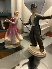 Vintage Avon Images of Hollywood 1984 Fred Astaire & Ginger Rogers Figurines picture