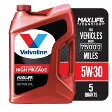 Valvoline High Mileage with MaxLife Technology SAE5W-30Synthetic Blend Motor Oil picture