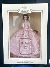 2003 Hallmark Keepsake Barbie Ornament Fashion Model Collection In the Pink NEW picture