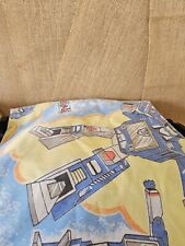 Vintage Transformers Twin Flat Bed Sheet 1984 Hasbro picture