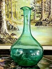 Vintage | Blenko Sea Green Decanter #37 | Blown Glass | Wayne Husted | Bar Cart picture