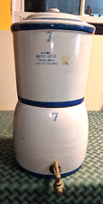Vintage Antique Gate City natural Stone Water Filter 7 with spout ceramic Lid picture