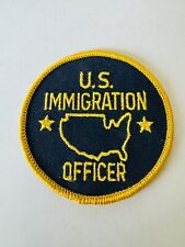US Immigration Officer Patch  Vintage  Early Issue  picture