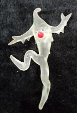 Vintage MCM 1962 George Fusek Icy The Icicle Man Christmas Lucite Ornament picture
