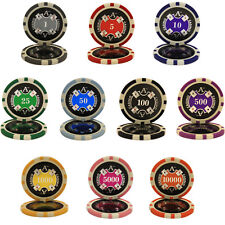 1000pcs 14G ACE CASINO CLAY POKER CHIPS BULK - Choose Denominations picture