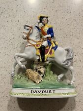 SCHEIBE ALSBACH Porcelain Napoleonic Marshal DAVOUST Mounted Figurine picture