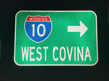 WEST COVINA, California route road sign 18