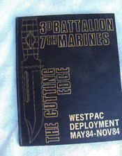 3d Battalion 7th MARINES  WESTPAC 1984 Deployment Book The Cutting Edge picture