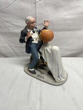 Vntg 1980 The”Trick Or Treat” by Norman Rockwell Danbury Mint Figurine Halloween picture