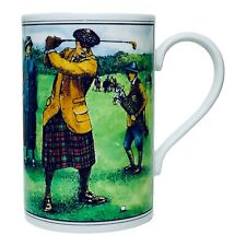 Vintage Dunoon Scotland ORIGIN OF GOLF Stoneware Mug NEW picture