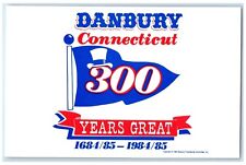c1985 Year Long Festival 300 Flag Great Celebration Danbury Connecticut Postcard picture