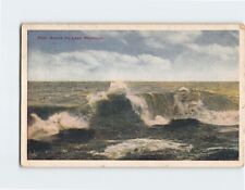 Postcard High Waves On Lake Michigan picture