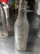Antique 1920s Orange Crush Soda Clear Glass Bottle picture