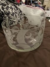 Vintage Disney Grand Plan Collection 9in Etched Glass Bowl - Discontinued picture