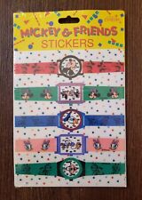 Vintage Gibson Mickey & Friends Watch Stickers * New Old Stock * picture