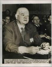 1949 Press Photo Washington-Former President Herbert Hoover at Senate. picture