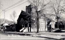 Real Photo Postcard The Presbyterian Church in Albia, Iowa picture