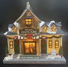 Carole Towne Christmas Village T&H Dog Daycare Pre-owned  RARE  find….2019 picture