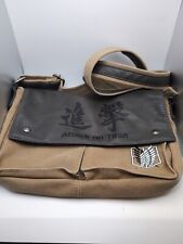 Attack on Titan Anime Small Messenger Bag Satchel. Cross Body Shoulder Purse.  picture