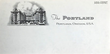 The Portland Hotel - Oregon - 3 sheets antique never used stationery picture
