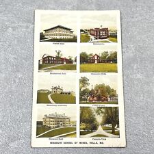 Vintage 1920s Missouri School of Mines Rolla MO Postcard Post Marked 1924 picture