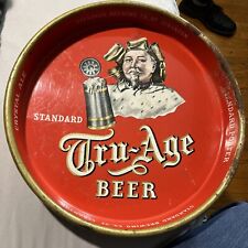 Vintage TRU AGE BEER Metal Tin Litho 13