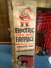 Vintage (1960's) Toymaster Life Size Fireplace W/O Electric Cord  picture