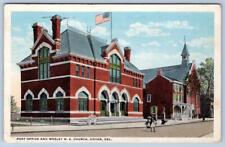 1919 DOVER DELAWARE POST OFFICE WESLEY M E CHURCH POSTCARD TO MAYHEW MILFORD DE picture