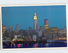 Postcard New York City Water Front Skyline New York City New York USA picture
