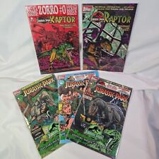 Vintage Jurassic Park Comic Book Lot of 5 Factory Sealed Comics 1992/1993 picture
