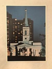 Old St. Louis Cathedral at Night St. Louis Missouri Vintage Postcard picture