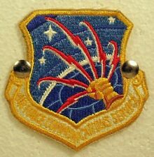 USAF Air Force Communications Service Insignia Badge Full Color Patch  picture