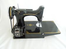 Antique 1935 Singer 221 Featherweight Scroll Front Sewing Machine picture