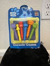 Vintage  Original 1998 Blues Clues Character Crayons Set Of 6 RARE picture
